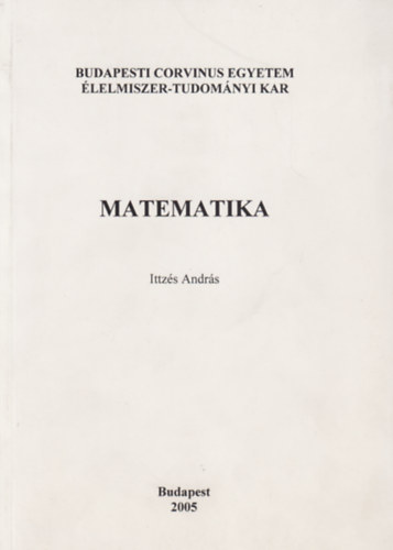 Ittz�s Andr�s - Matematika