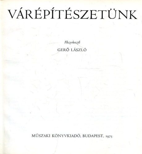 Ger Lszl - Vrosptszetnk