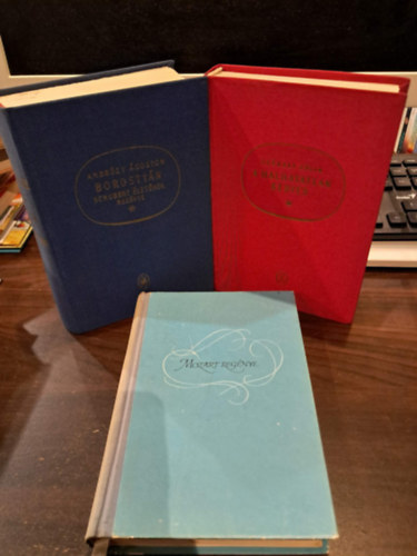 Balassa Imre, Sz�kely J�lia Ambr�zy �goston - 3 db �letrajz: Borosty�n (Schubert �let�nek reg�nye), Mozart reg�nye, A halhatatlan kedves