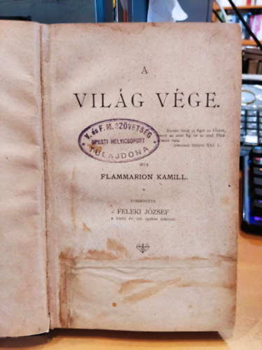 Flammarion Kamill - A vilg vge