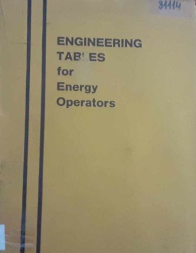 Dean Hale J. E. Kastrop - Engineering tables for energy operators