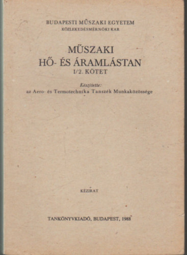 Mszaki h- s ramlstan I/2. ktet