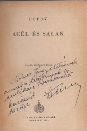 Popov - Ac�l �s salak (Dedik�lt)