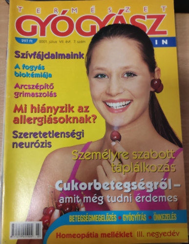TermészetGyógyász magazin- 2001. július, VII. évfolyam 7. szám
