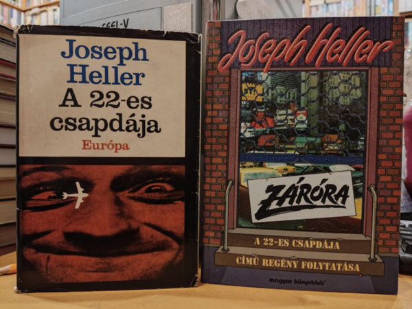 Joseph Heller - A 22-es csapdja + Zrra /A 22-es csapdja cm regny folytatsa/(2 m)