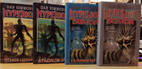 Dan Simmons - 4 db Hyperion: Hyperion: Titnok lzadsa + A fjdalom ura - Hyperion buksa: A Fjdalom vlgye + A buks