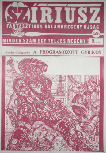 Preyer Hugo  (szerk.) - Sz�riusz 9. sz�m