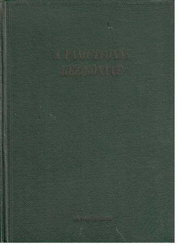 A pamutfon�s k�zik�nyve