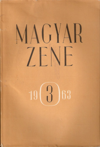Magyar Zene 1963. jnius