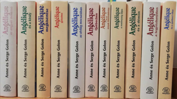 11 db Angelique regény (Anne és Serge Golon)
