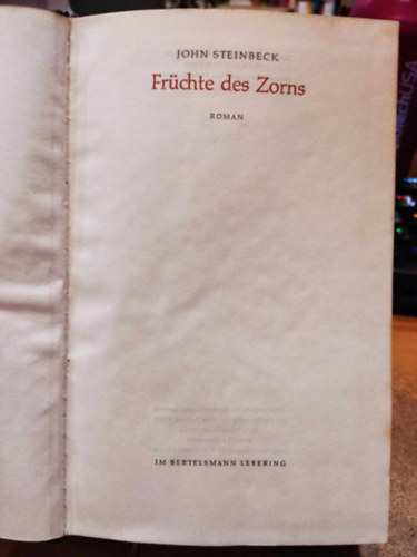 John Steinbeck - Früchte des Zorns