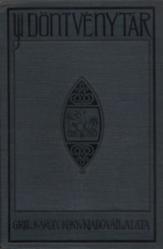 dr. Tatics Péter - Uj döntévénytár V.