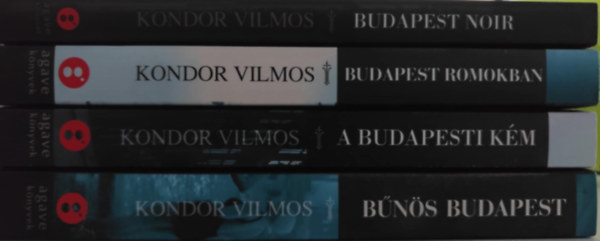 Kondor Vilmos - 4 db Kondor Vilmos Krimi: / Budapest Noir / Budapest Romokban / A budapesti k�m / B�n�s Budapest /