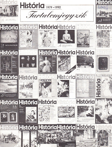 Histria 1979-1992. vi szmainak tartalomjegyzke