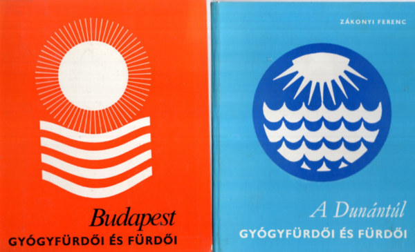 Zkonyi Ferenc - 2 db helytrtneti knyv (egytt): A Dunntl gygyfrdi s frdi, Budapest gygyfrdi s frdi