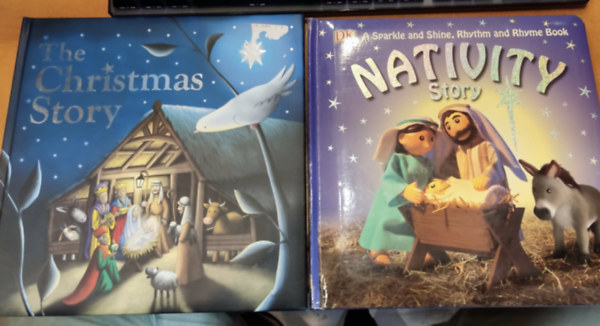 Fiona Gowen  Dawn Sirett (illus.), Cherie Zamazing (illus.) - 2 db J�zus sz�let�se gyerekeknek: Nativity Story (A Sparkle and Shine, Rhythm and Rhyme Book) + The Christmas Story