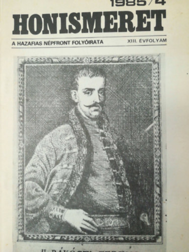 Honismeret 1985/4 XII. �vfolyam