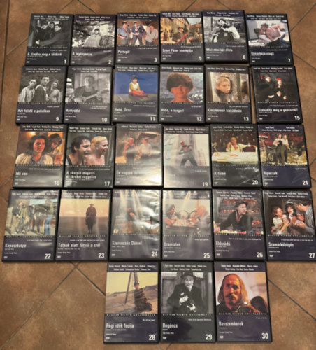 Lukts Andor, Fbri Zoltn, Palsthy Gyrgy, Gothr Pter, Szomjas Gyrgy, Sndor Pl Garas Dezs - Magyar Filmek Gyjtemnye sorozat - 27 db DVD ( cmek az annotciban)