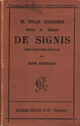 M. Tullii Ciceronis - De signis