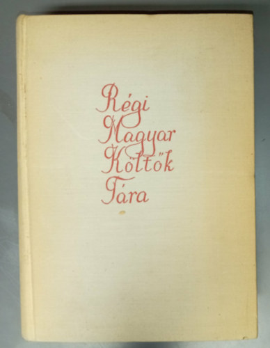 Bisztray-Klaniczay-Nagy-Stoll - R�gi magyar k�lt�k t�ra XVII. sz�zad 1.
