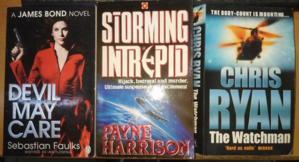 Payne Harrison, Sebastian Faulks Chris Ryan - Devil May Care + Storming Intrepid + The Watchman (3 ktet)