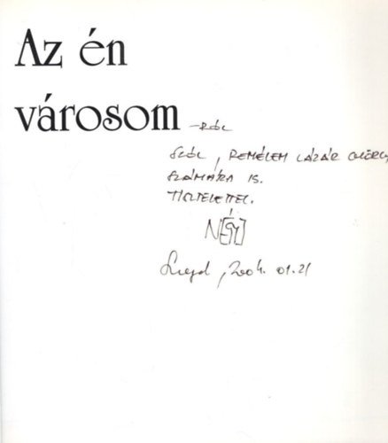 Nmeth Gyrgy - Az n vrosom - dediklt