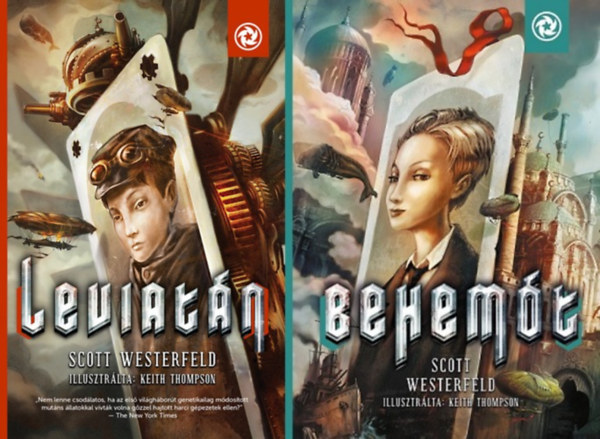 Scott Westerfeld - 2 db reg�ny a Leviat�n tril�gi�b�l: Leviat�n (Leviat�n 1.) + Behem�t (Leviat�n 2.) (a Leviat�n tril�gia 1. �s 2. r�sze)