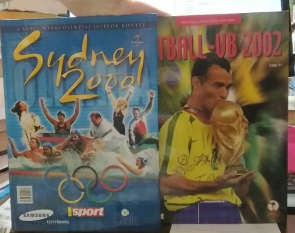 2 db sportévkönyv: Futball VB 2002+ Sydney 2000