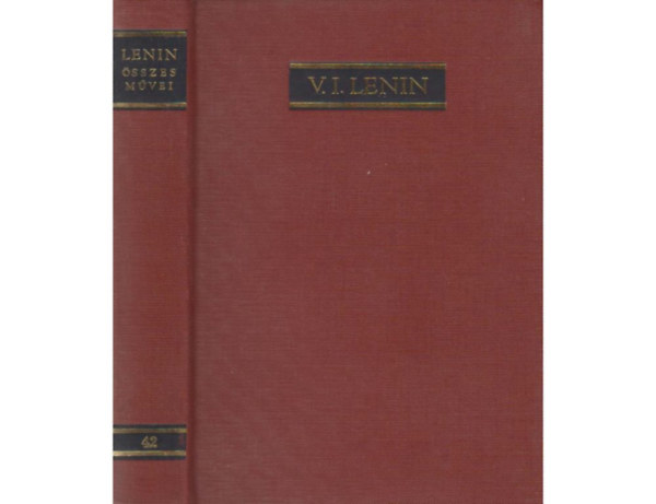 Lenin �sszes m�vei 42. 1920. november - 1921. m�rcius