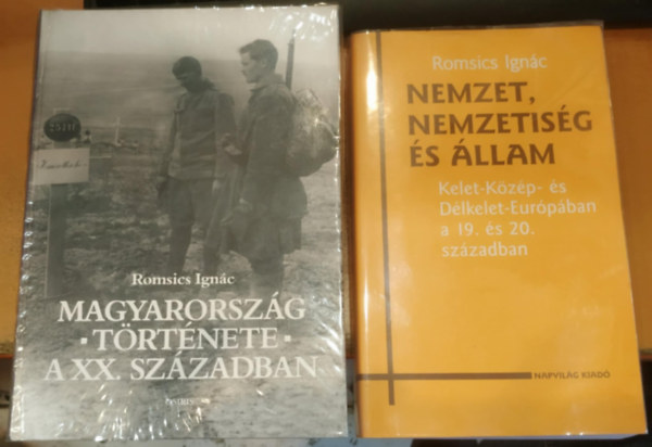 Romsics Ign�c - 2 db Nemzet, nemzetis�g �s �llam (Kelet-K�z�p- �s D�lkelet-Eur�p�ban a 19. �s 20. sz�zadban.) + Magyarorsz�g t�rt�nete a XX. sz�zadban