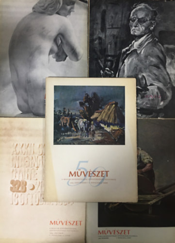 Dr. Pogny . Gbor  (szerk.) - Mvszet - A magyar kpzmvszek szvetsgnek folyirata - 1964/jlius, szeptember, oktber, november, december (5 db)