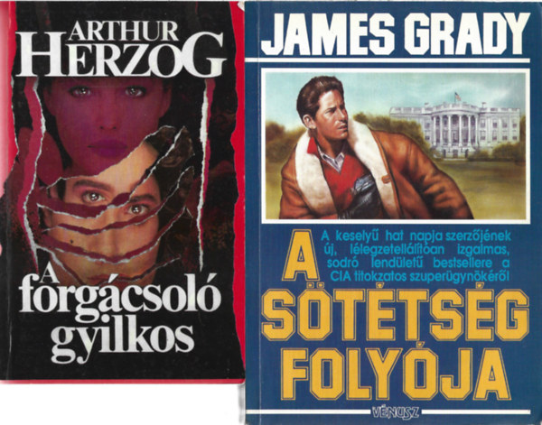 2 db k�nyv, Arthur Herzog: A forg�csol� gyilkos, James Grady: A s�t�ts�g foly�ja