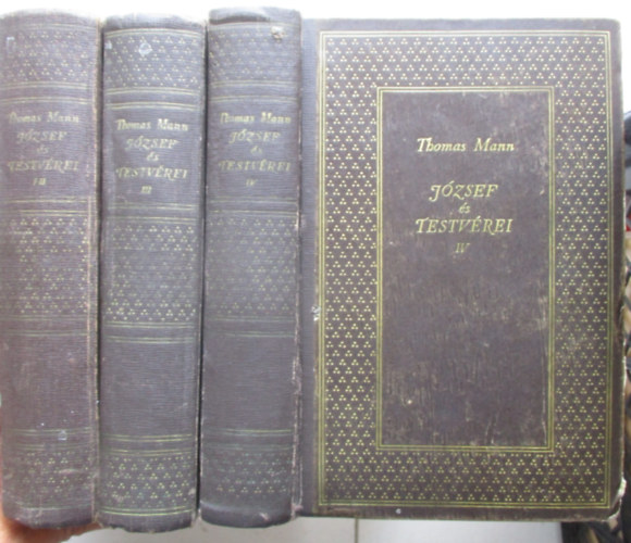 Thomas Mann - J�zsef �s testv�rei I-IV. (3 k�tetben)