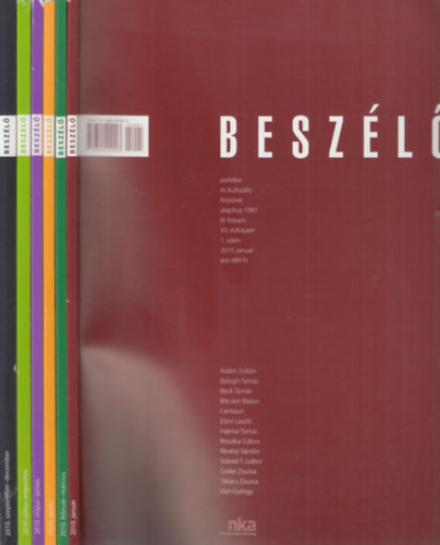 Beszl 2010/1-12. (teljes vfolyam, lapszmonknt)