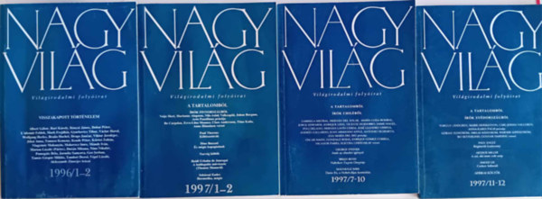ism - Nagy Vilg , Vilgirodalmi folyirat: 1997/1-2,3-6,7-10,11-12