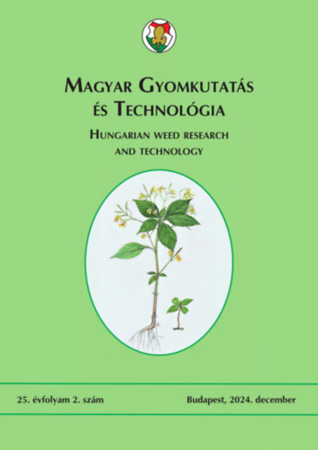 Magyar Gyomkutat�s �s Technol�gia 2024. december - 25. �vf. 2. sz�m