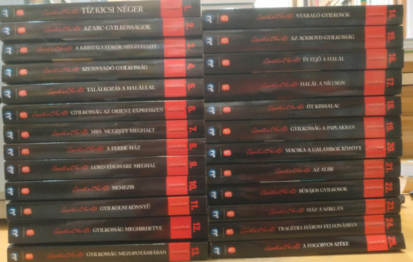 Agatha Christie - A ponyva királyai: Agatha Christie - A krimi királynője sorozat 1-25.