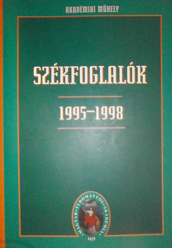 Beck-Glatz-H�mori  (szerk.) - Sz�kfoglal�k, 1995-1998 I. k�tet