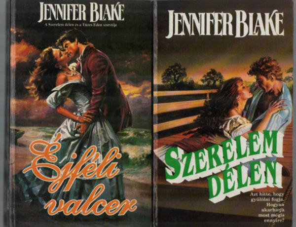 Jennifer Blake - 2 db Jenifer Blake egy�tt: Szerelem d�len, �jf�li valcer.