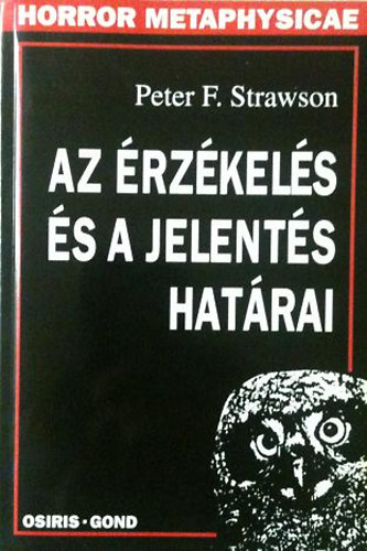 Peter Frederick Strawson - Az érzékelés és a jelentés határai