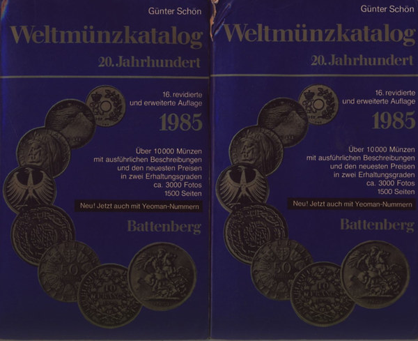 Gnter Schn - Weltmnzkatalog 20. Jahrhundert 1985 I.-II.