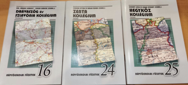 Loksa Gbor, Fodor Istvn, Hgen dm, Dukrt Gza, Lenkei Rbert Lbadi Kroly - 3 db Npfiskolai fzetek: Drvaszg s Szlavnia kollgium (16) + Zenta kollgium (24) + Hegykz kollgium (25)