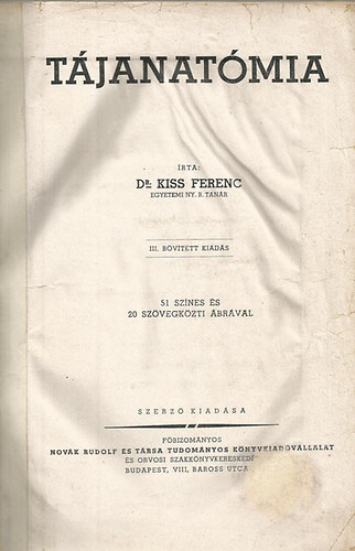 Kiss Ferenc - Tjanatmia