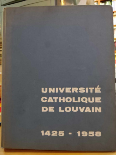 Valentin Denis - Universit Catholique de Louvain 1425-1958
