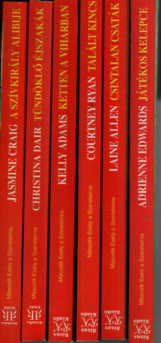 Laine Allen, Courtney Ryan, Kelly Adams, Christina Dair, Jasmine Craig Adrienne Edwards - 6 db k�tet a M�sodik es�ly a Boldogs�gra sorozatb�l: A sz�vkir�ly alibije +T�nd�kl� �jszak�k +Ketten a viharban +Tal�lt kincs +Csintalan csat�k +J�t�kos kelepce.(31-36.)