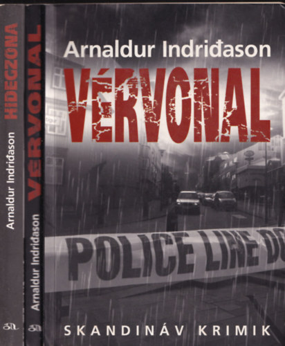 Arnaldur Indridason - 2 db. skandinv krimi: Hidegzna + Vrvonal