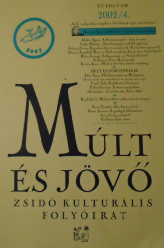 Kbnyai Jnos  (szerk.) - Mlt s jv XI. vfolyam 4. szm