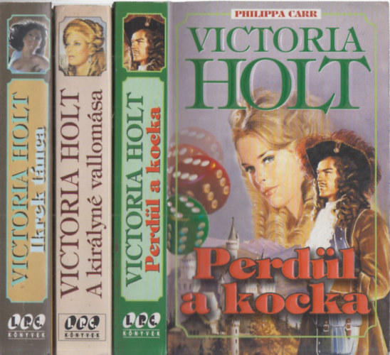 Victoria Holt - 3db Victoria Holt romantikus regny - Ikrek tnca + A kirlyn vallomsa + Perdl a kocka