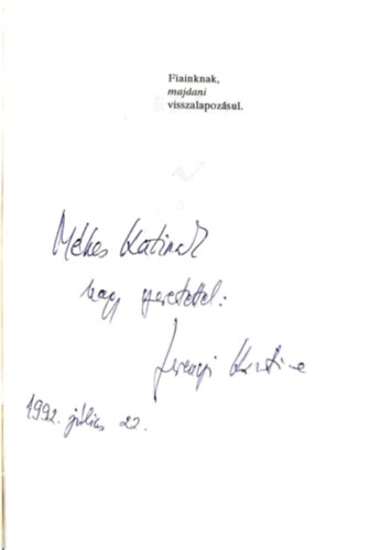 Ferenczi Krisztina - Neked �rom (napl�)