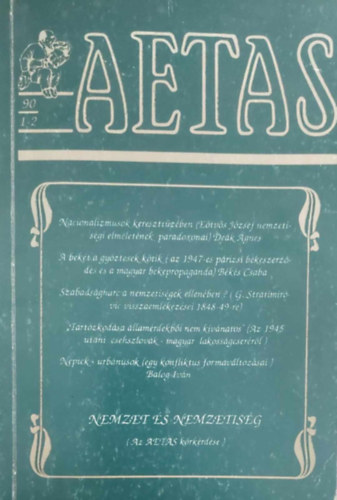 Aetas 1990/1-2. Trtnettudomnyi folyirat